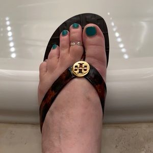 Tory Burch size 8 leopard sandals